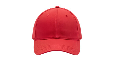 Isolated Red Baseball Cap