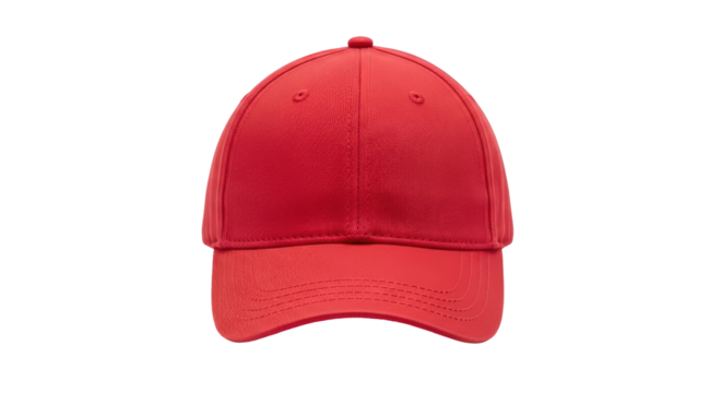 Isolated Red Baseball Cap