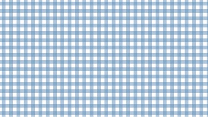 A seamless pattern of light blue and white gingham checks creating a classic and versatile design