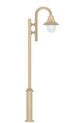 Street ground light. vector illustration	