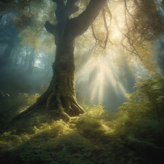 Enchanted Forest Through Anamorphic Lens: Pinhole Photography Art