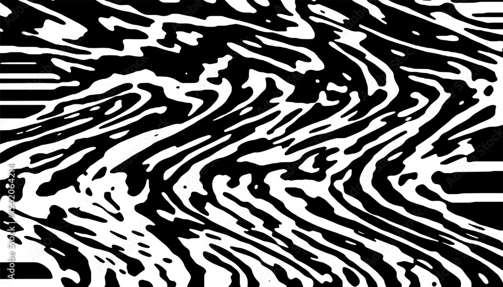 Poster black and white abstract and grunge marble pattern. fluid effect editable vector element for creativ