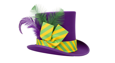 Isolated Top Hat Mardi Gras © Johanna