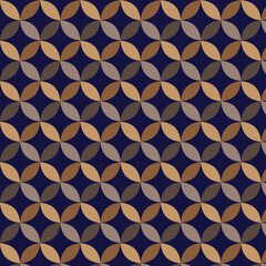 abstract geometry overlapping circles pattern design