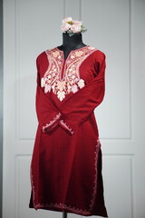 Display of kashmiri pheran, traditional dress of kashmir