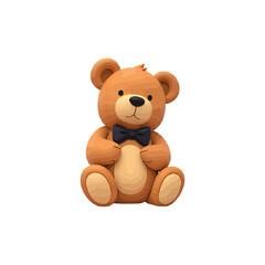 Fototapeta premium teddy bear with a heart