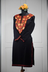 Display of kashmiri pheran, traditional dress of kashmir