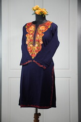 Display of kashmiri pheran, traditional dress of kashmir