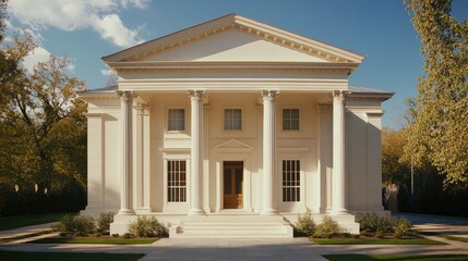 Neoclassical Mansion: Architectural Grandeur