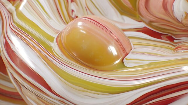 Abstract colorful liquid swirls (2)