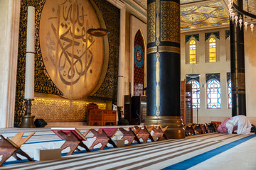 view of holy Al Quran inside a mosque