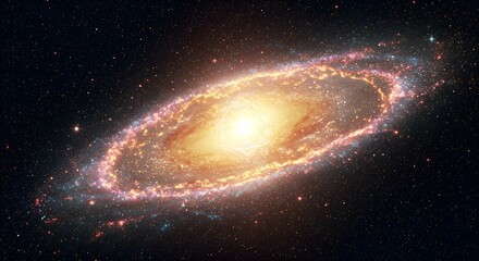 Obraz premium Cosmic Supernova Explosion in Deep Space