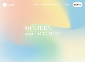 pastel colors, creating a fluid, abstract design. Soft hues of peach, yellow, light green, and blue swirl together gradient.wallpaper for banner, poster, cover, flyer, presentation vector