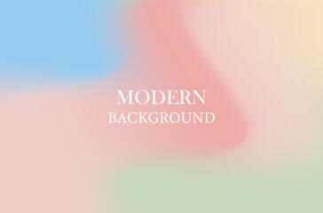 pastel colors, creating a fluid, abstract design. Soft hues of peach, yellow, light green, and blue swirl together gradient.wallpaper for banner, poster, cover, flyer, presentation vector