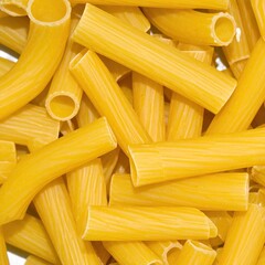 Italian Pasta Macaroni Food Background Texture.