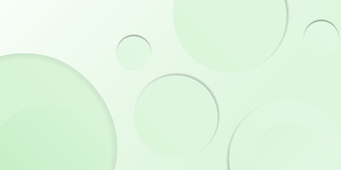 Abstract Light Green Circle Background. Suit for banner, web, brochure, presentation