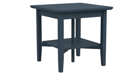 Isolated Blue Nightstand