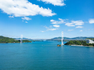 因島大橋(ドローン空撮)　広島県尾道市