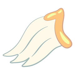 Cartoon Wings Illustration Set 