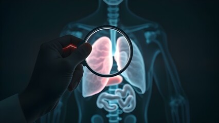 "Magnifying Internal Organs: Insights into Lung Anatomy and Function"