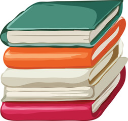 books vector art