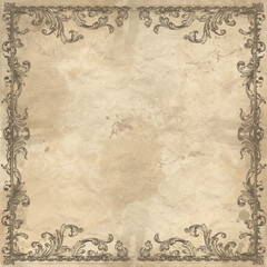 Old paper vintage retro letter background