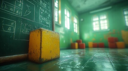 Old Classroom Cube.