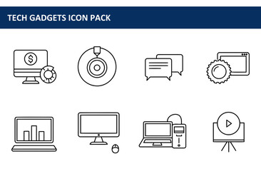 Tech Gadgets Icon Pack