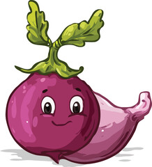funny cartoon vegetable