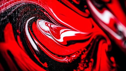 Abstract swirling paint colors