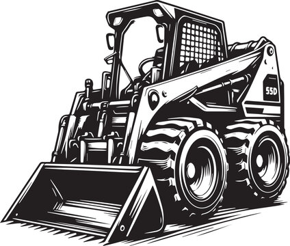 Compact Articulated Loader for Efficient Construction and Landscaping Work. new 2025 trendy.