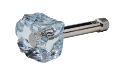 Crystal Knob: A modern and elegant crystal knob shines, embodying style. The crystal knob design is an epitome of luxury.