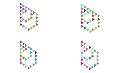 abstract geometric shapes, Gradient Elongated Hexagons – Modern Geometric Data Grid Design