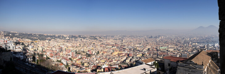 Fototapeta premium The city of Napoli, southern Italy