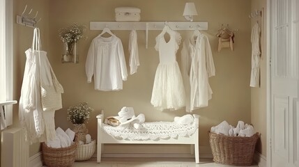 Serene White Nursery: A Haven of Peace and Tranquility