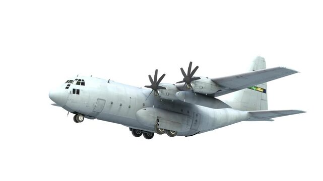 aircraft take off side view