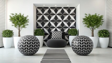 Fototapeta premium modern living room with window