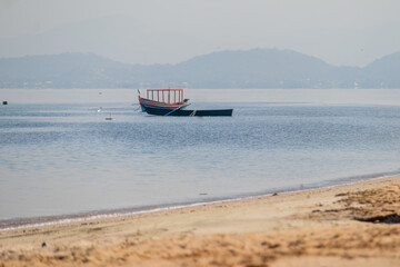 view of moreninha beach in paqueta in rio de janeiro.