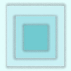 Minimalist square gradient pattern with layered tones of aqua blue, evoking a soft and dreamy sense of depth. Ideal for backgrounds, tech design, and minimalist art.