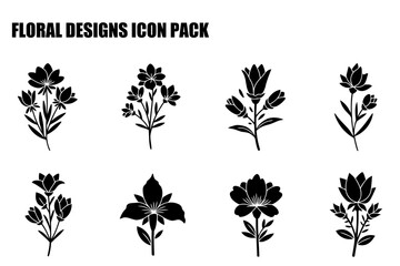 Floral designs icon pack