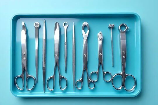 surgical instruments in the operating room