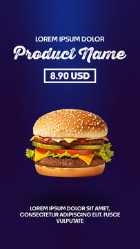 Restaurant Food Product Promo | Animated Slideshow Featuring 3 Delicious Menu Items