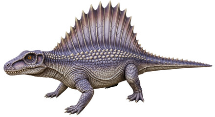 Isolated Dimetrodon Dinosaur