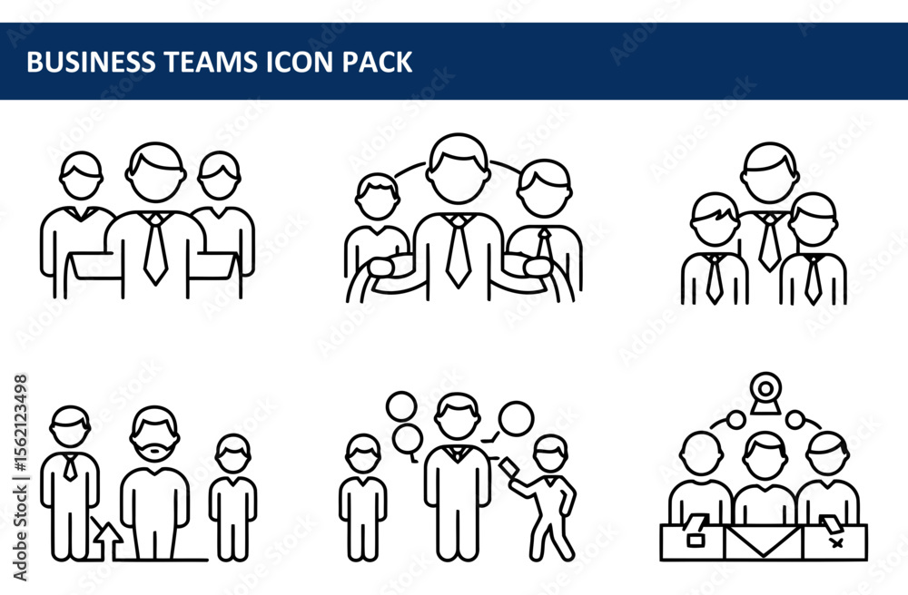 Poster business teams in various poses and settings. diverse business teams collaborating and networking in