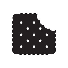 Warmth and crunch in simple form – Crackers silhouette reflected in soft Crackers vector – Crackers illustration

