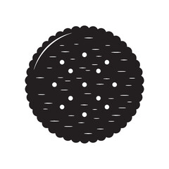 Golden baked goodness – Crackers silhouette paired with smooth Crackers vector – Crackers illustration

