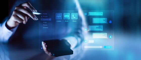 Customer Support and Communication with AI Chatbots and Virtual Assistants on Mobile Devices.