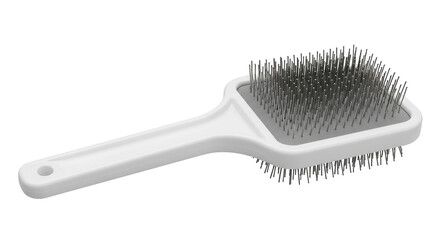 Isolated Pet Grooming Brush