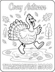 11 Bold and Easy Thanksgiving for coloring pages