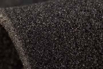 foam for giving elasticity to objects or sound insulation , close up